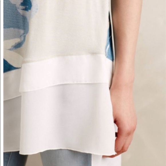 Anthropologie DELETTA Grelle Tunic Top - Picture 3 of 7
